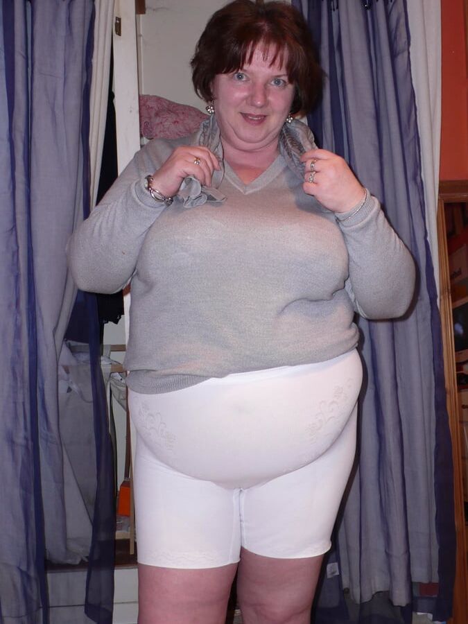 Chris44g White Full Knickers