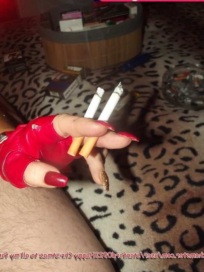 A HOT SMOKING SLUT