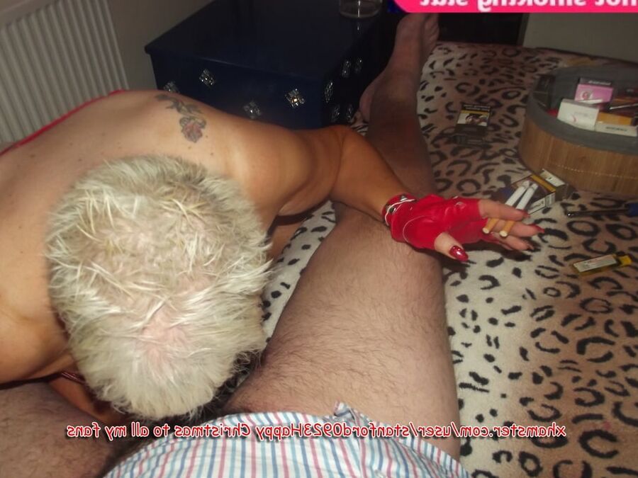 A HOT SMOKING SLUT