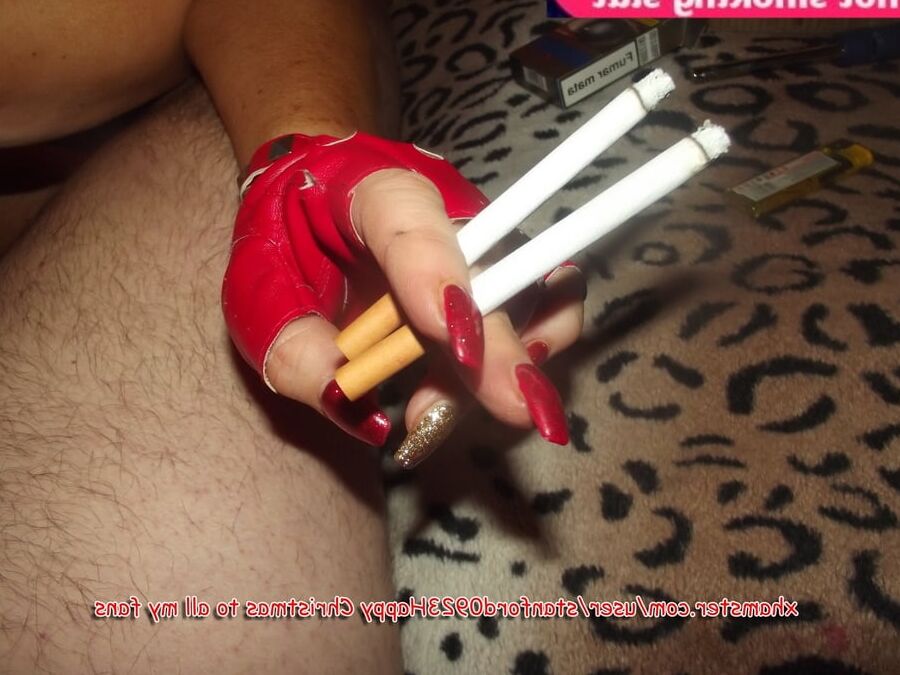 A HOT SMOKING SLUT