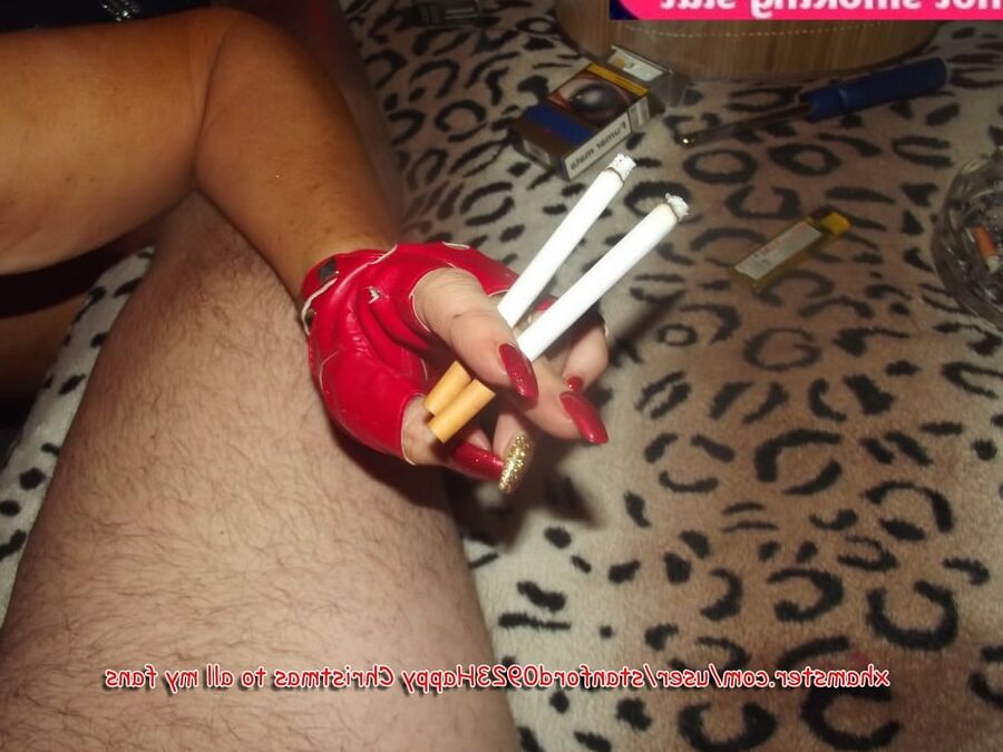 A HOT SMOKING SLUT