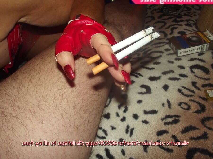 A HOT SMOKING SLUT