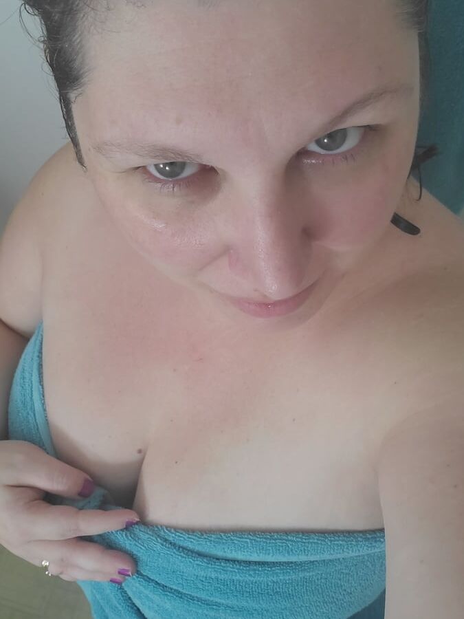 Fresh from the Shower  milf tease