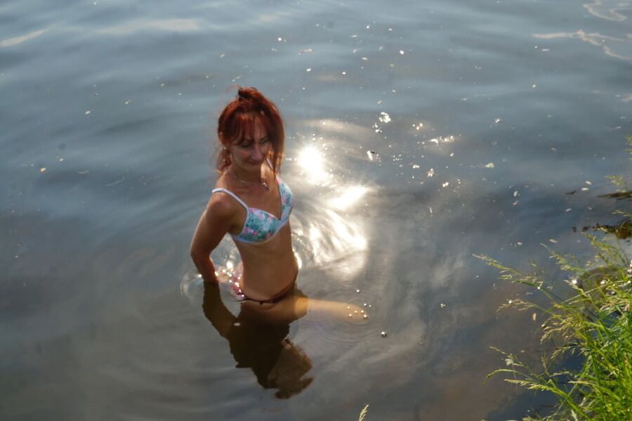 In the sunlight on the water
