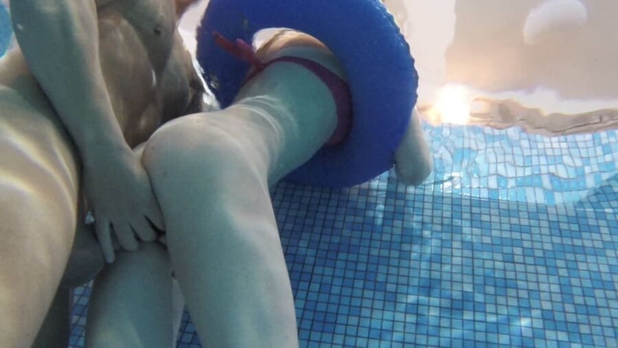 Kinky Couple Fucks Hard On The Pool Side
