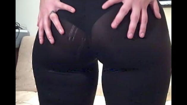 PAWG in See Through Yoga Pants Transparent Leggings Big Ass