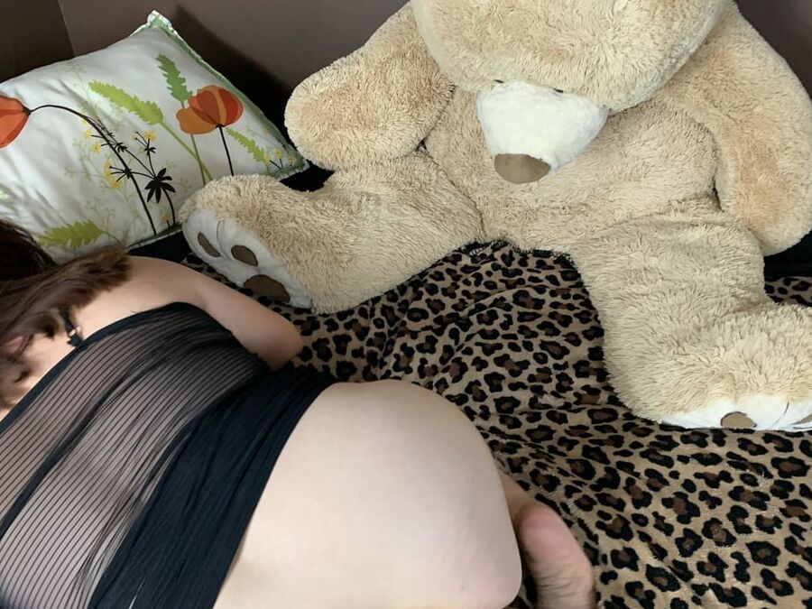 Sexy BBW Teddy Bear and Asshole