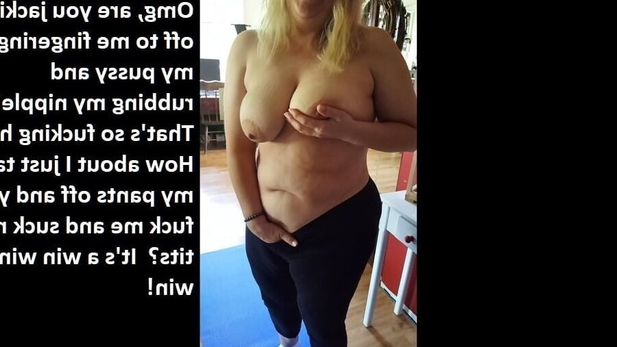 Hotwife and Cuckold captions BBW Curvy MILF Kaitee Banggs