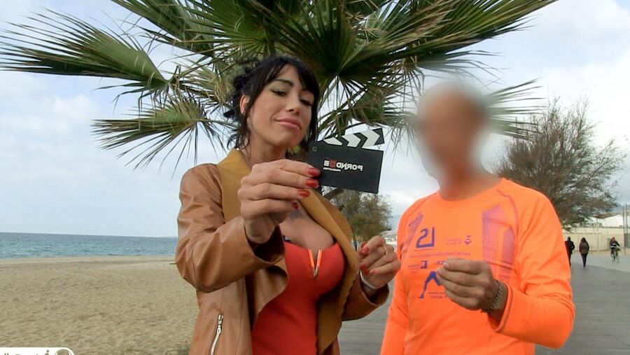 Busty Spanish MILF Fucks With Random Guy From Street