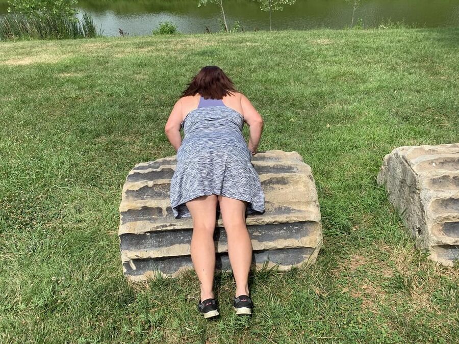 Sexy BBW Outdoors at the Park