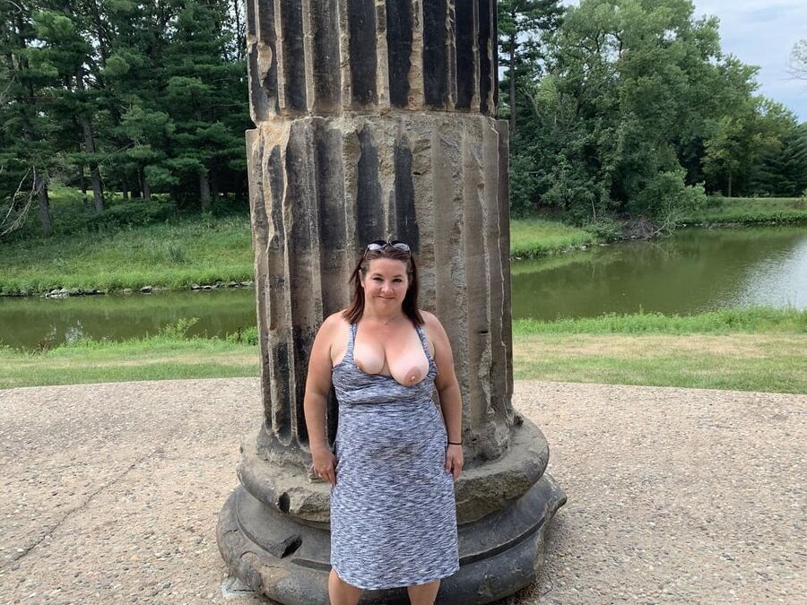 Sexy BBW Outdoors at the Park