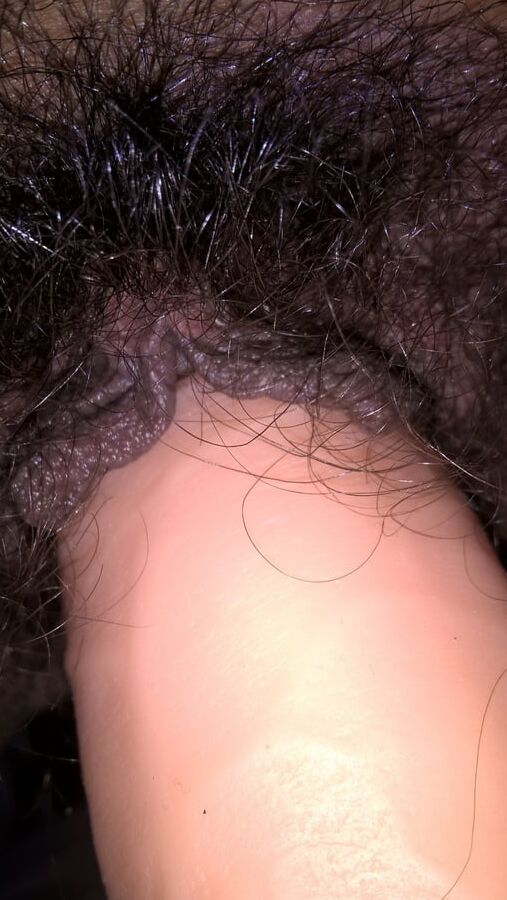 Hairy Mature Wife JoyTwoSex Selfies Big Dildo