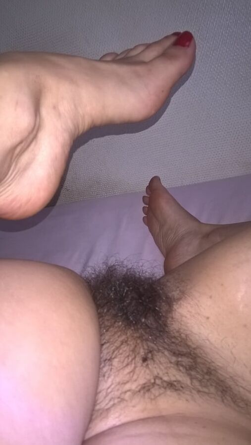 Hairy Mature Wife JoyTwoSex Feet