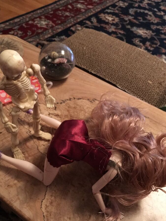 Trixie and the dolls