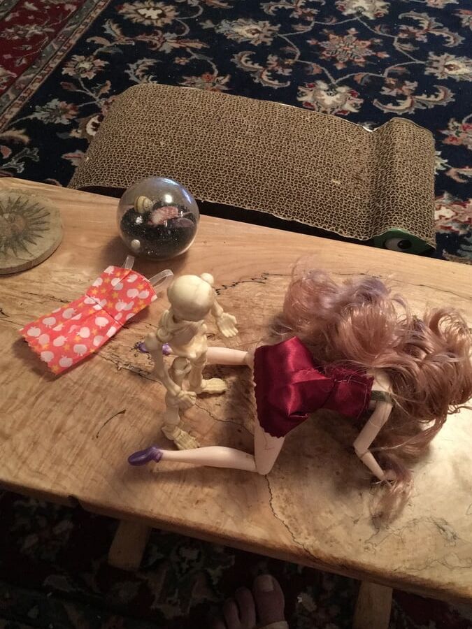 Trixie and the dolls