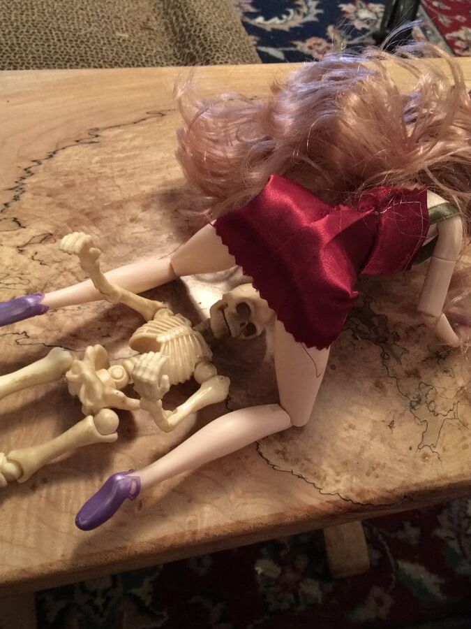 Trixie and the dolls