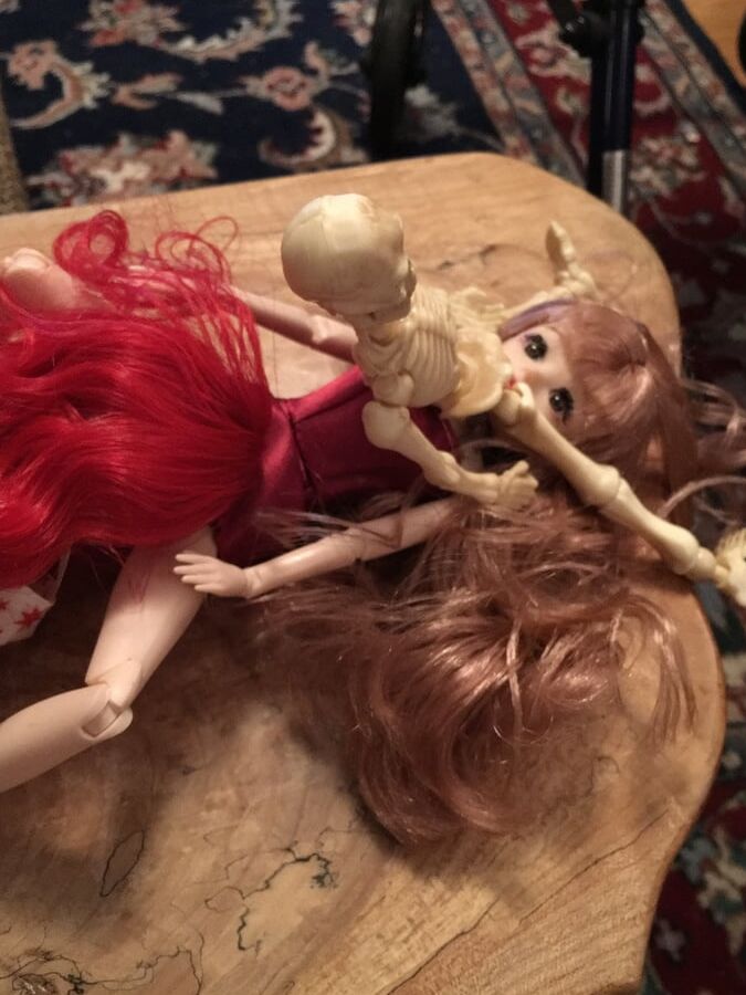 Trixie and the dolls
