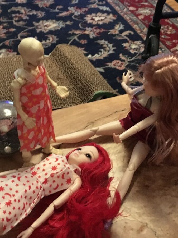 Trixie and the dolls