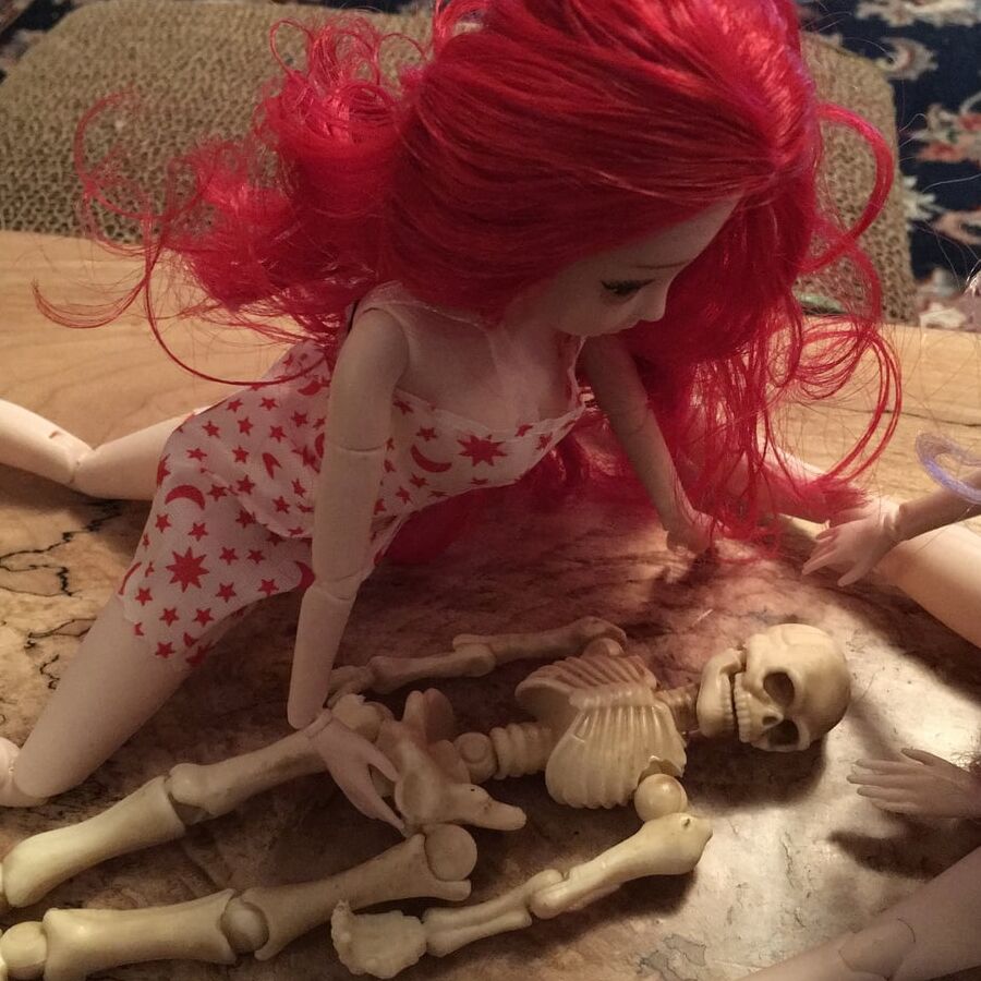 Trixie and the dolls