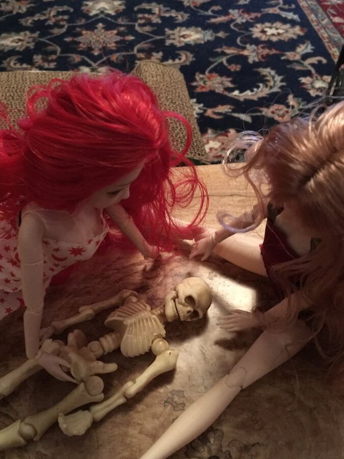Trixie and the dolls