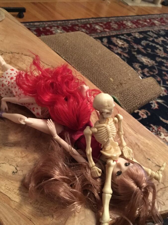Trixie and the dolls