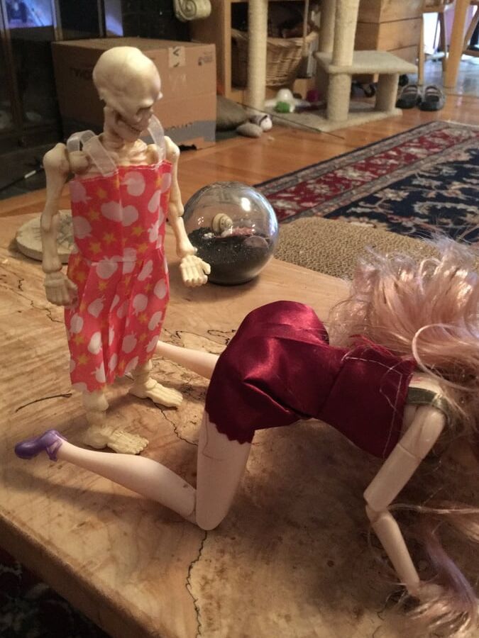 Trixie and the dolls