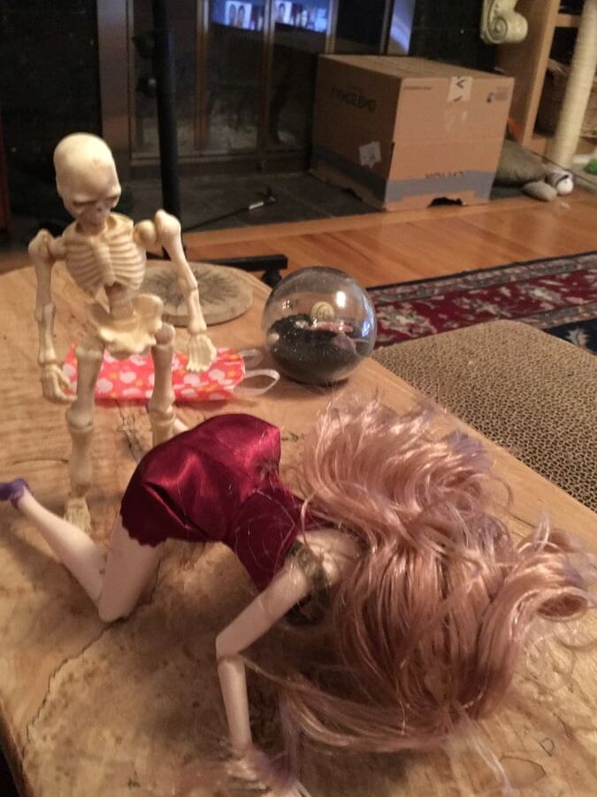 Trixie and the dolls