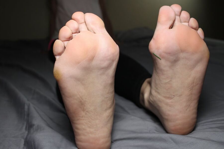 Cum on My Soles From Behind