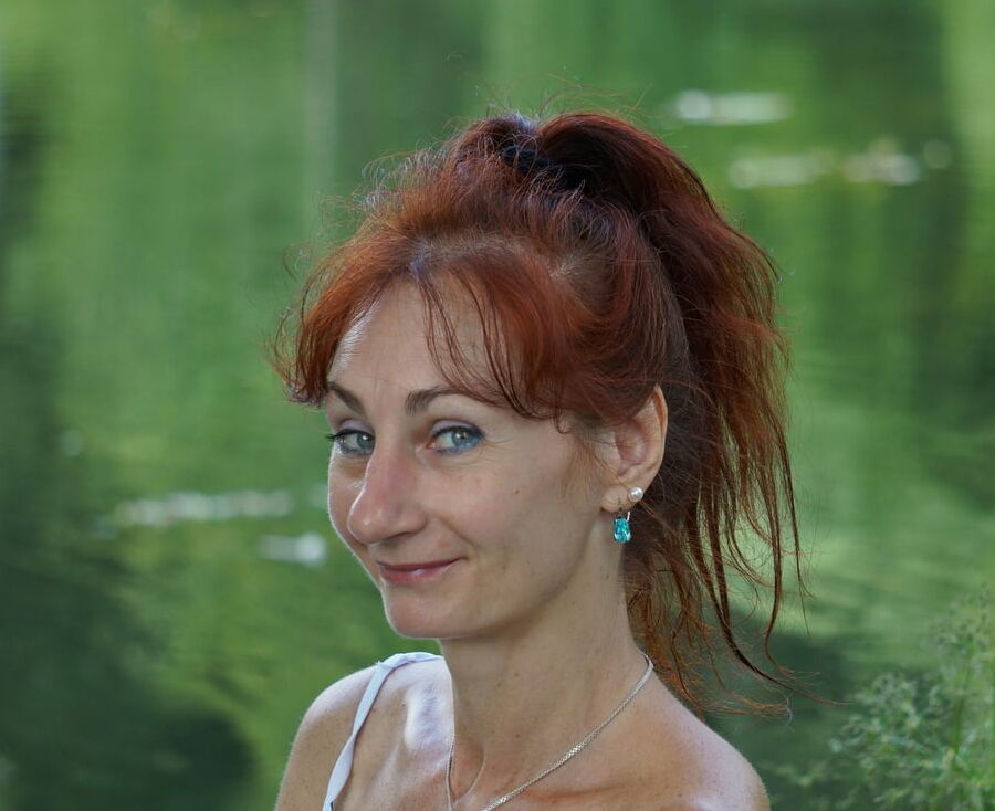 On green-pond background