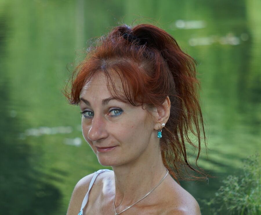 On green-pond background