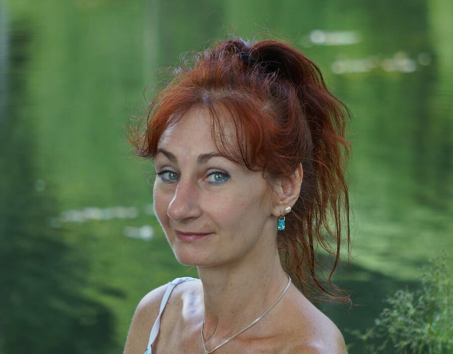 On green-pond background