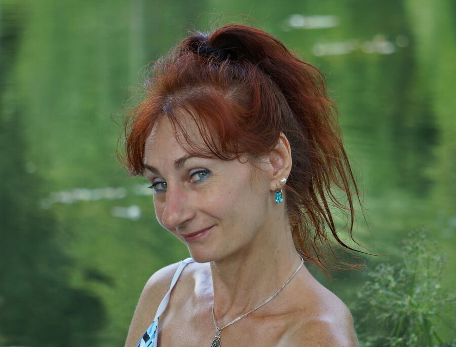 On green-pond background