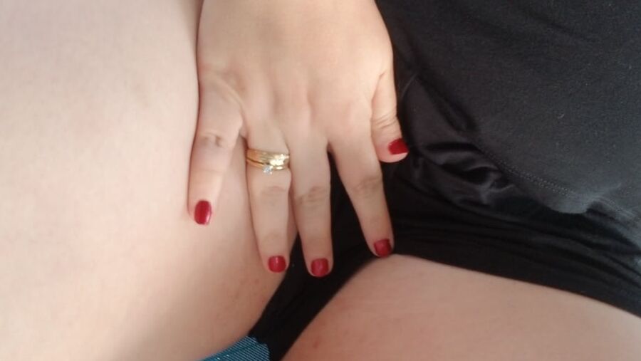 Mommy's morning coffee on the deck housewife milf tease