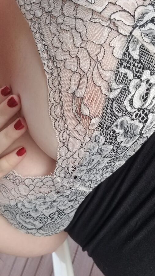 Mommy's morning coffee on the deck housewife milf tease