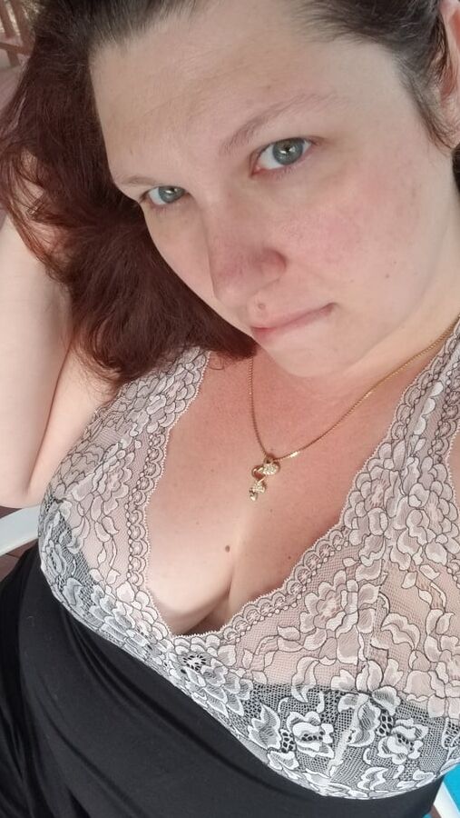 Mommy's morning coffee on the deck housewife milf tease