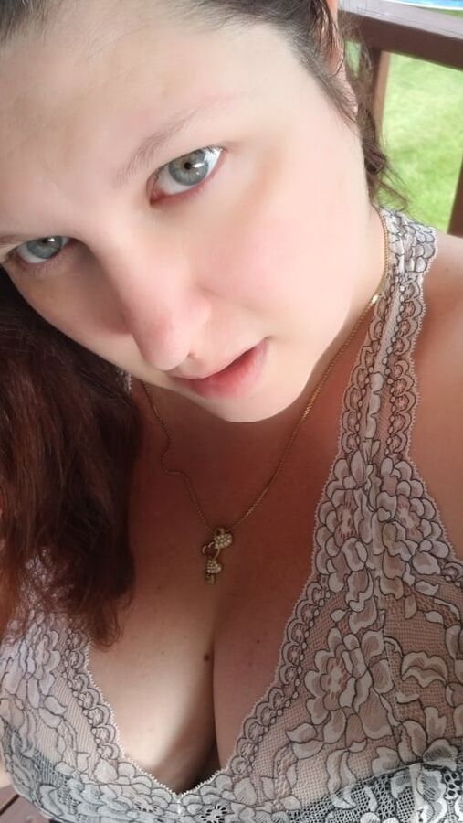 Mommy's morning coffee on the deck housewife milf tease