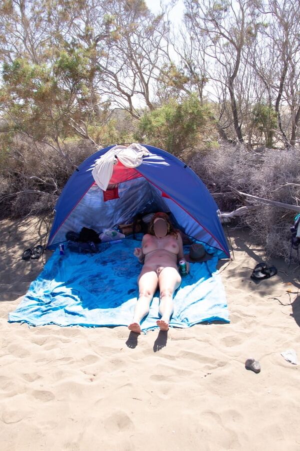 David, Lola & a New Friend - First Time in Maspalomas