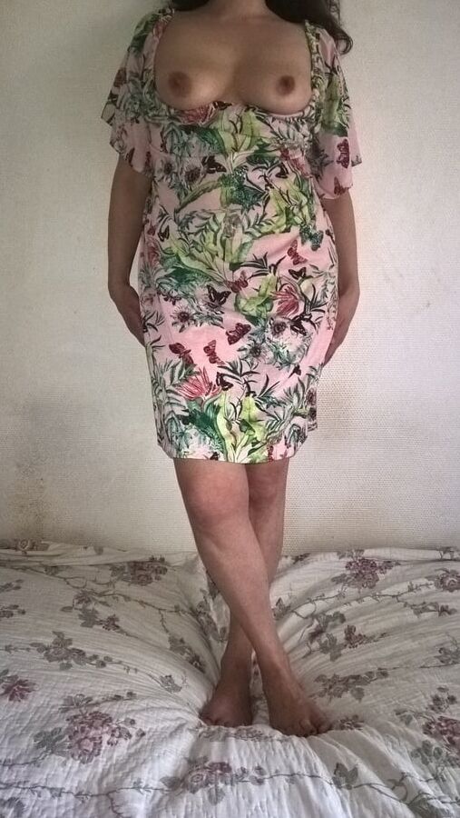 Hairy Mature Wife In Flower Dress