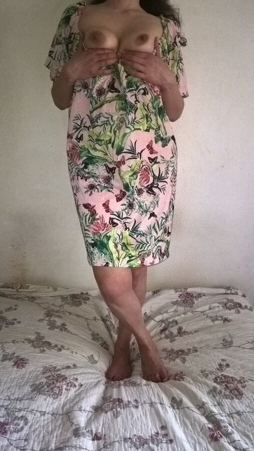Hairy Mature Wife In Flower Dress