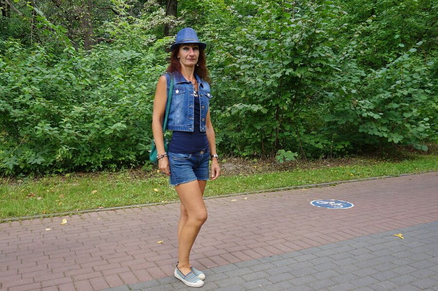 Walking by Ostankino-park, Moscow, Russia