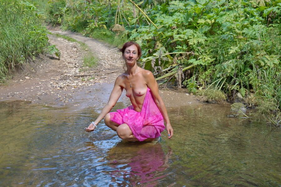 On Ford from Scherbikha river