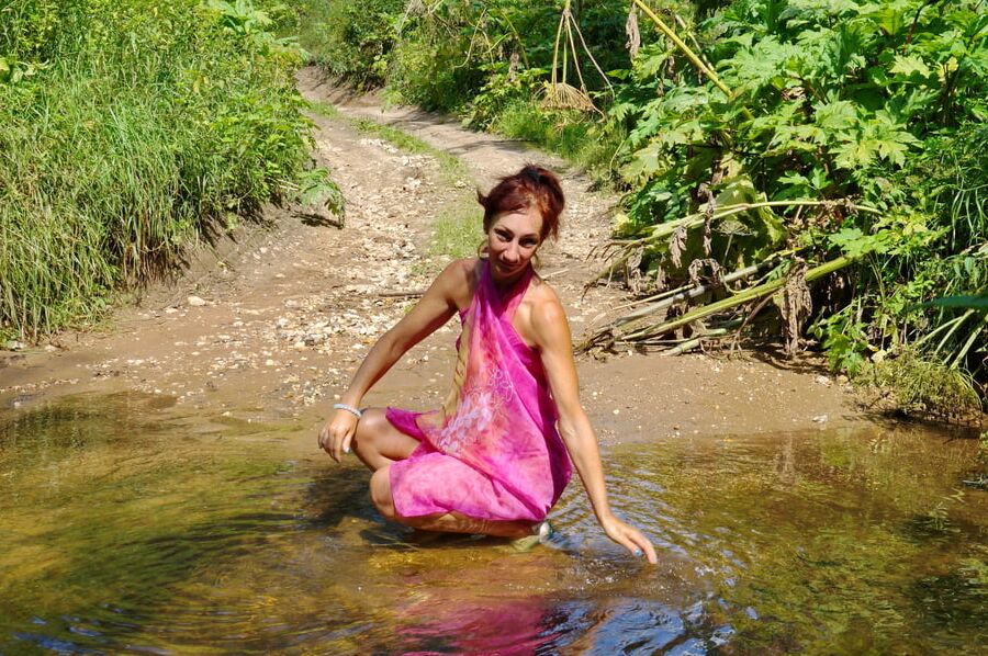 On Ford from Scherbikha river
