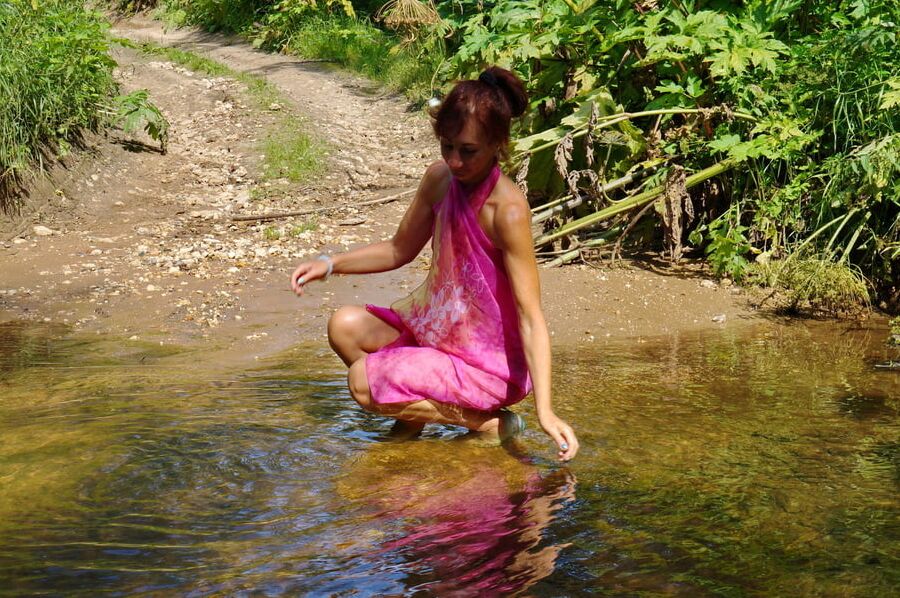On Ford from Scherbikha river