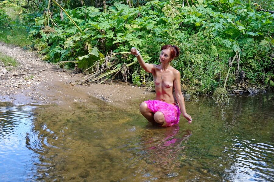 On Ford from Scherbikha river