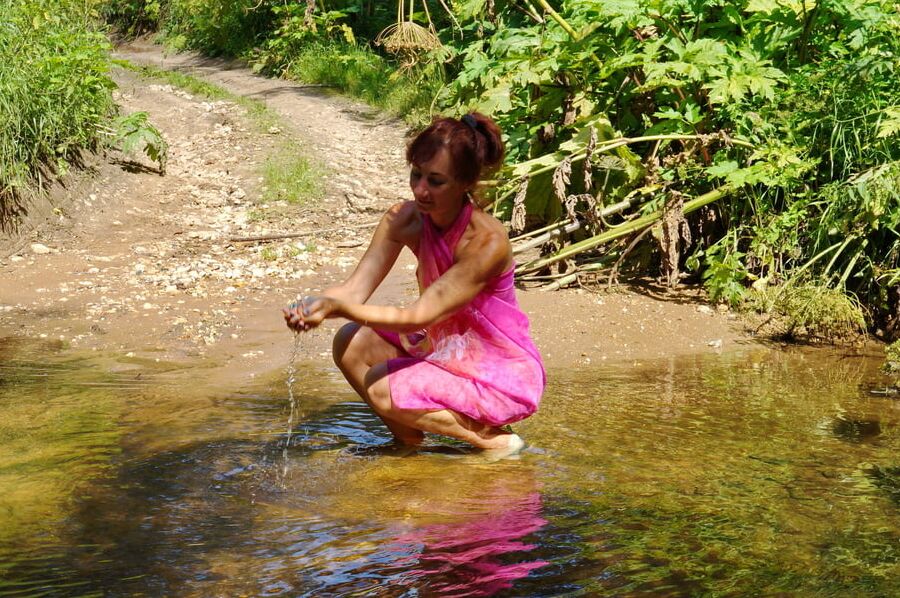 On Ford from Scherbikha river