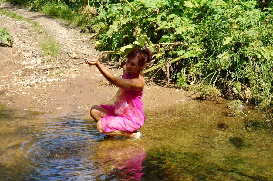On Ford from Scherbikha river