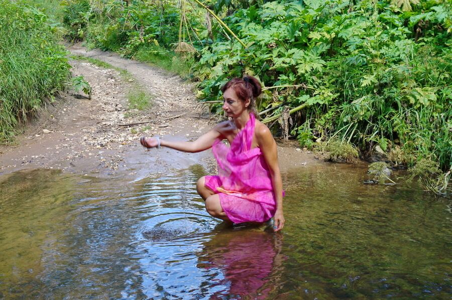 On Ford from Scherbikha river
