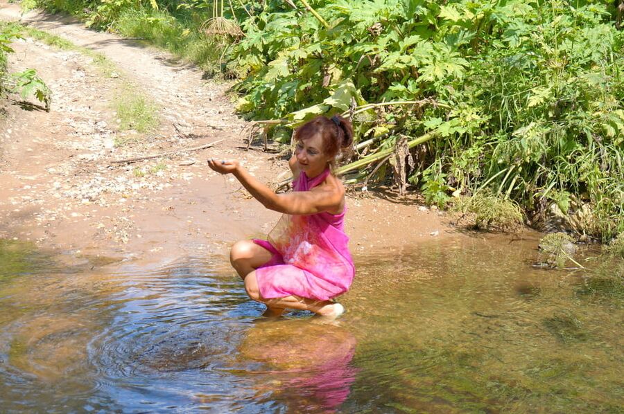 On Ford from Scherbikha river
