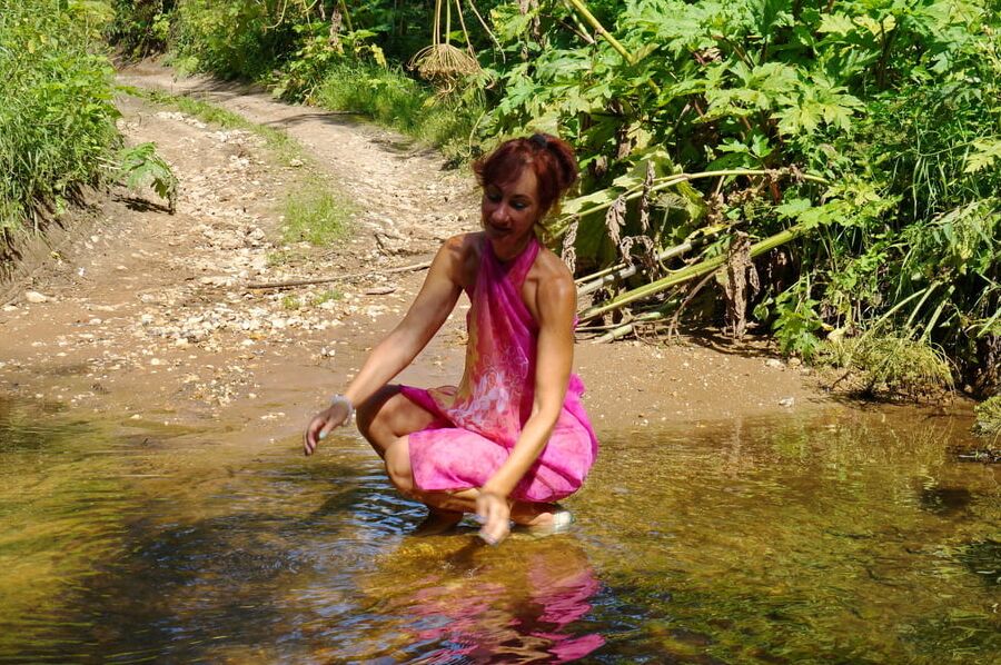 On Ford from Scherbikha river