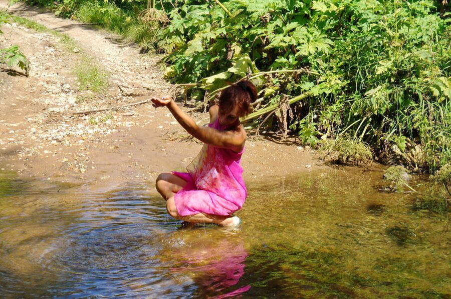 On Ford from Scherbikha river